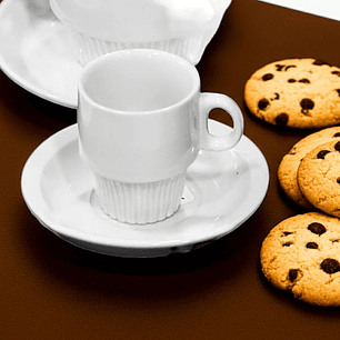 Stratus Classic Taza Cafe Con Platillo (6 Pcs)