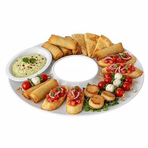 Stratus Plato Coctel C/Pocillo 4