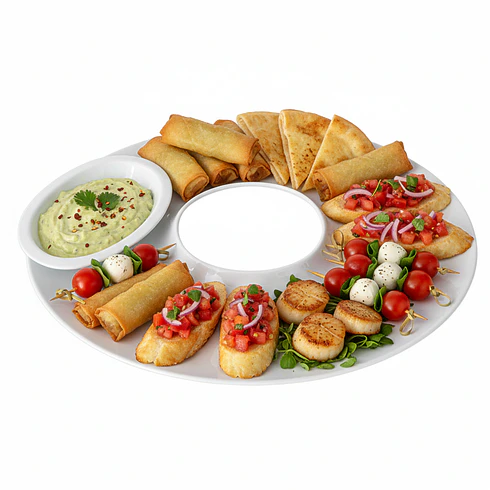 Stratus Plato Coctel C/Pocillo 4