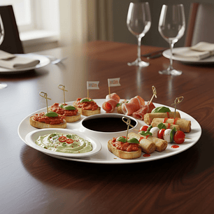 Stratus Plato Coctel C/Pocillo