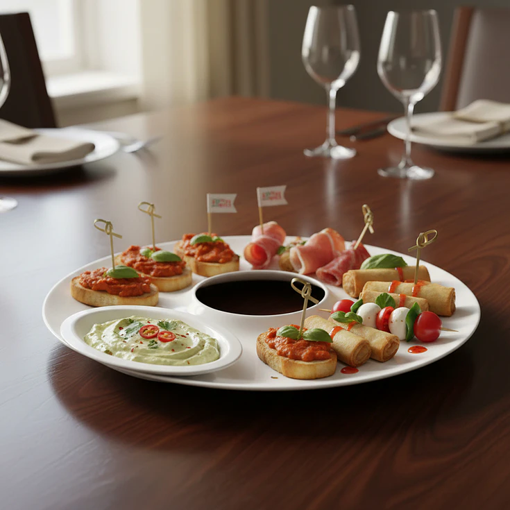 Stratus Plato Coctel C/Pocillo 2