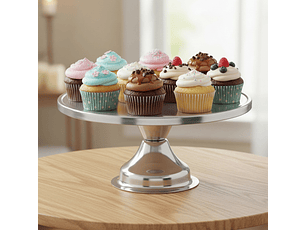 Pie Para Torta 31Cm Acero Dechef