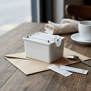 Porta Azucar Blanco 12 Pcs Dechef            