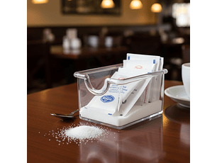 Porta Azucar Transparente 12 Pcs Dechef                   