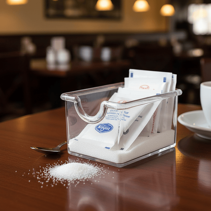 Porta Azucar Transparente 12 Pcs Dechef                    2