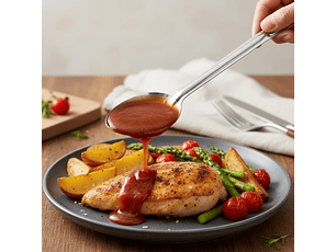 Cuchara Servir Solida 28 Cm Dechef                 