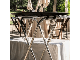 Atril Bandeja Cromada 79Cm Dechef