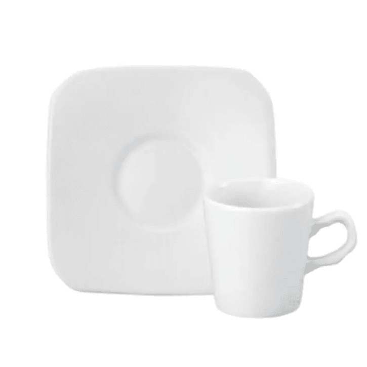Schmidt Tetra Taza Te C/Platillo (6 Pcs) 1