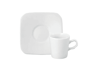Schmidt Tetra Taza Cafe C/Platillo (6 Pcs) 