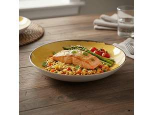 Costa Verde Rustico Amarillo Plato Hondo 24Cm