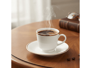 Schmidt Princesa Oro Taza Cafe C/Platillo (6 Pcs)