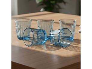 Pasabahce Vaso Luzia 300Ml Azul (6 Pcs)