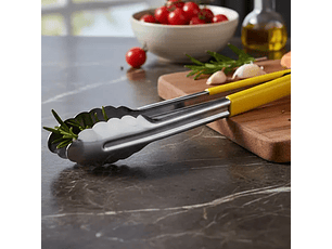 Tenaza 23Cm Mango Amarillo Dechef