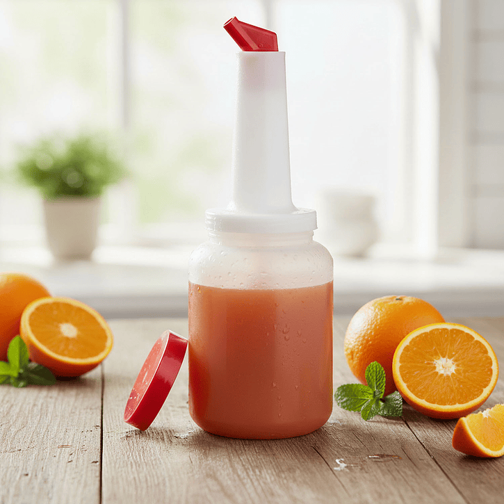 Botella Bar 2Lt Rojo Dechef 2