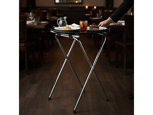 Stand Bandeja Cromada 98Cm Dechef