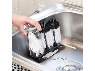 Lava Copas 3 Cepillos Dechef