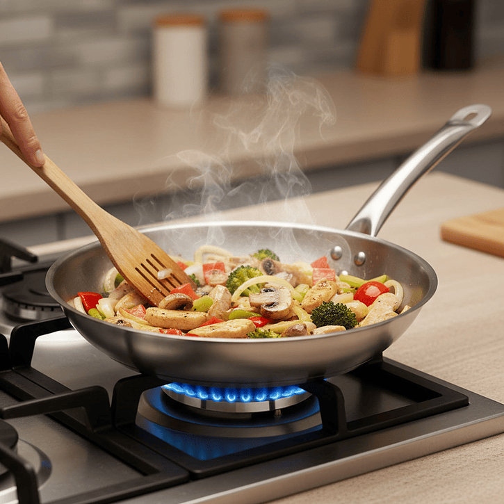 Sarten Acero 30x4.9 Cm Dechef               2