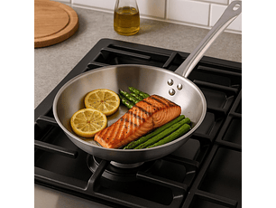 Sarten Acero 24x4.5 Cm Dechef              