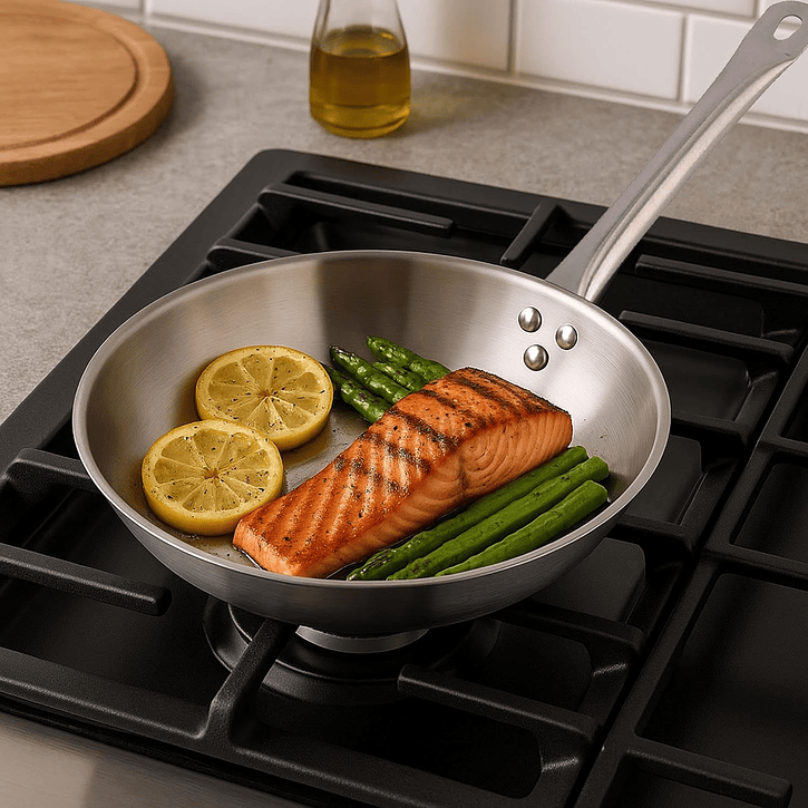 Sarten Acero 24x4.5 Cm Dechef               2