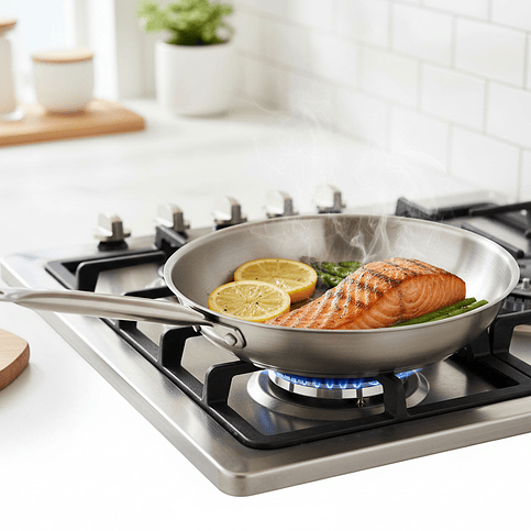 Sarten Acero 20x4 Cm Dechef                 2