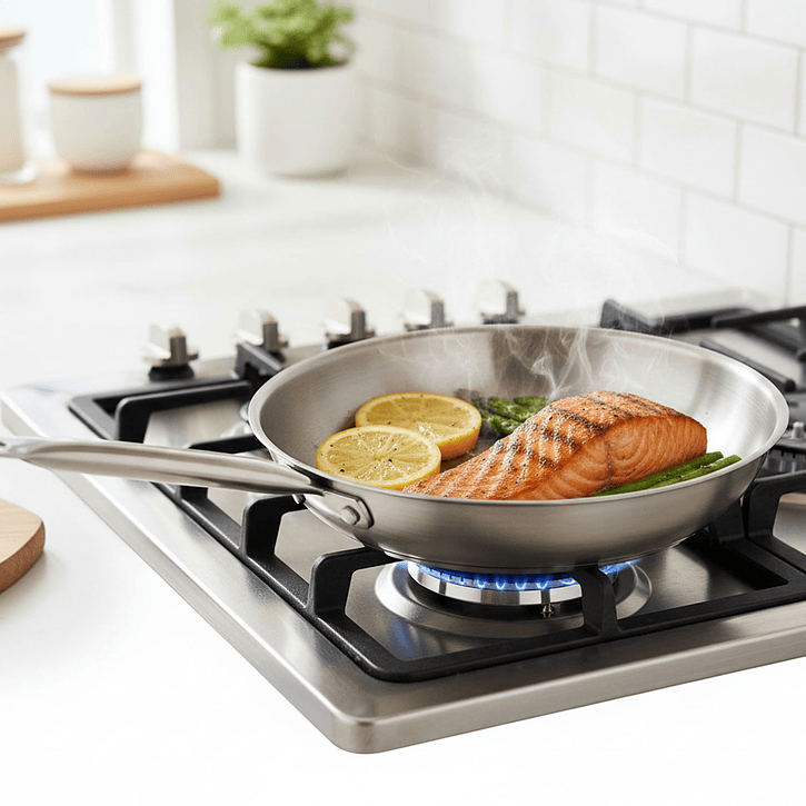 Sarten Acero 20x4 Cm Dechef                 2