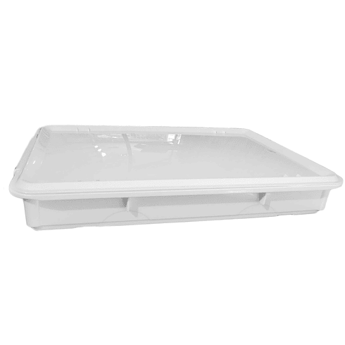 Caja Para Masa Pizza 60x40x7.5 Cm Con Tapa Dechef           1