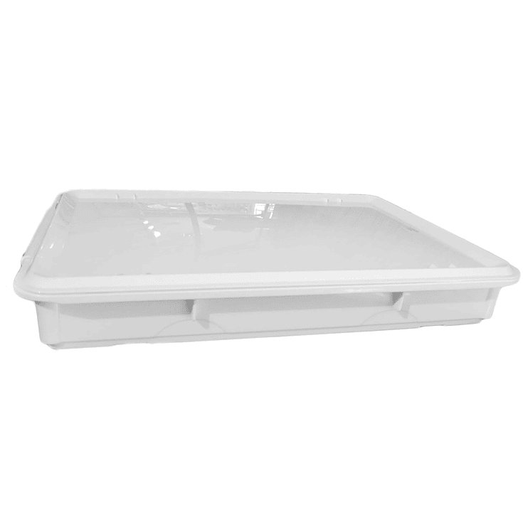 Caja Para Masa Pizza 60x40x7.5 Cm Con Tapa Dechef           1