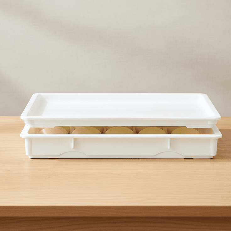 Caja Para Masa Pizza 60x40x7.5 Cm Con Tapa Dechef           2