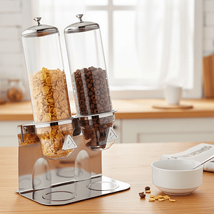 Dispensador Cereales 4L Doble Sunnex 