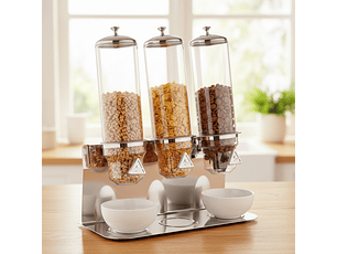 Dispensador Cereal Triple 4 Lt Sunnex              