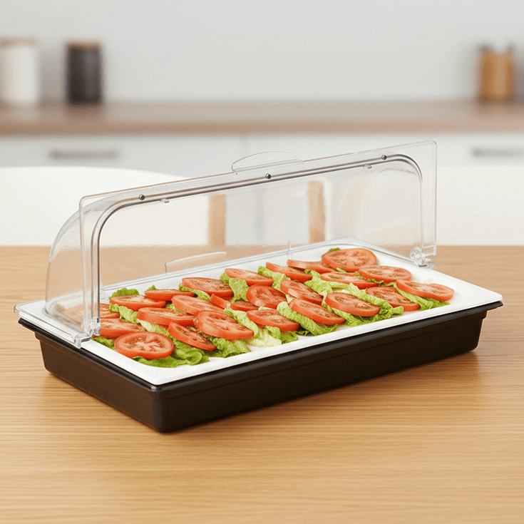 Recipiente 1/1 Con Cupula Policarbonato Sunnex   2