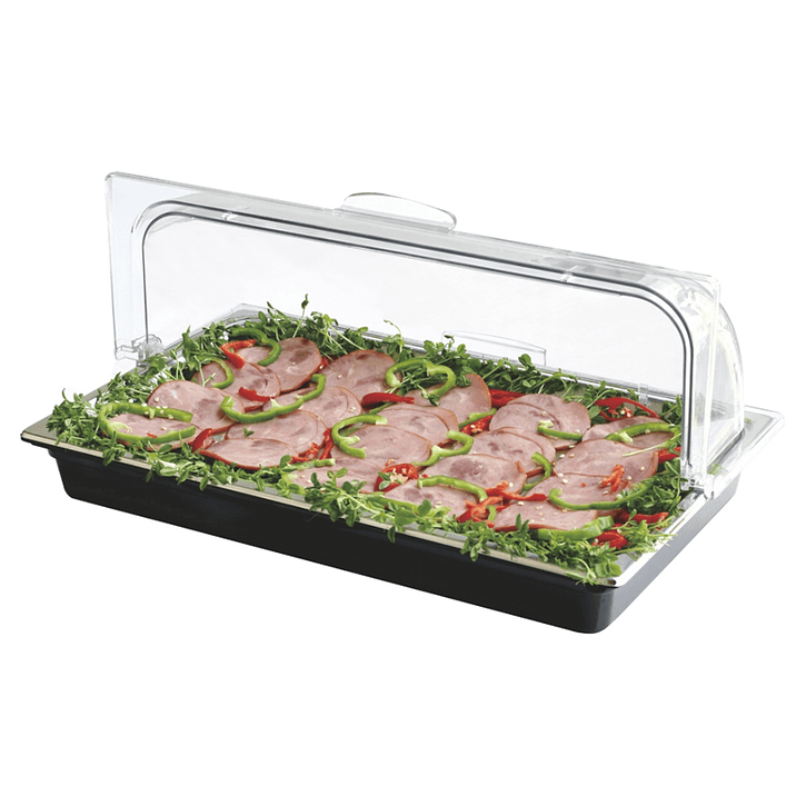 Recipiente 1/1 Con Cupula Roll-Top Black Sunnex       1