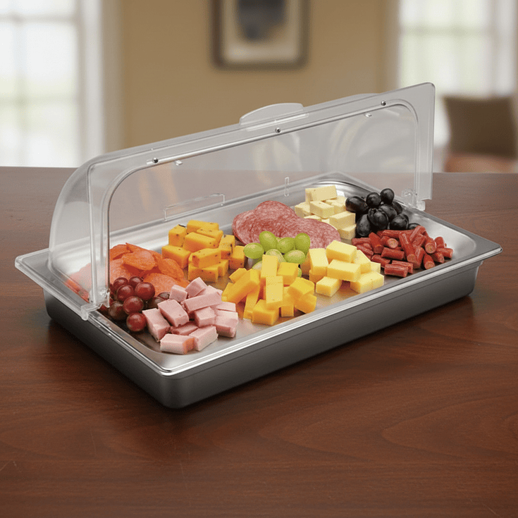 Recipiente 1/1 Con Cupula Roll-Top Black Sunnex       2