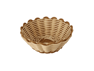 Panera Rattan Redonda 18x6.5Cm C/Bordes Sunnex     