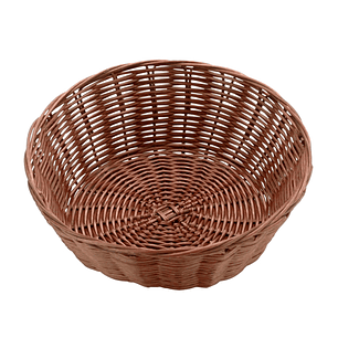 Panera Rattan Redonda 20x7Cm Cafe Oscura Sunnex 