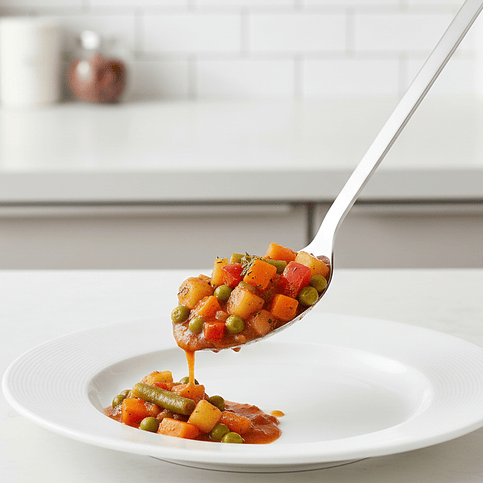 Cuchara Solida 39 Cm Acero Sunnex                 2