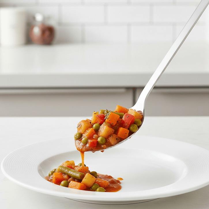 Cuchara Solida 39 Cm Acero Sunnex                 2