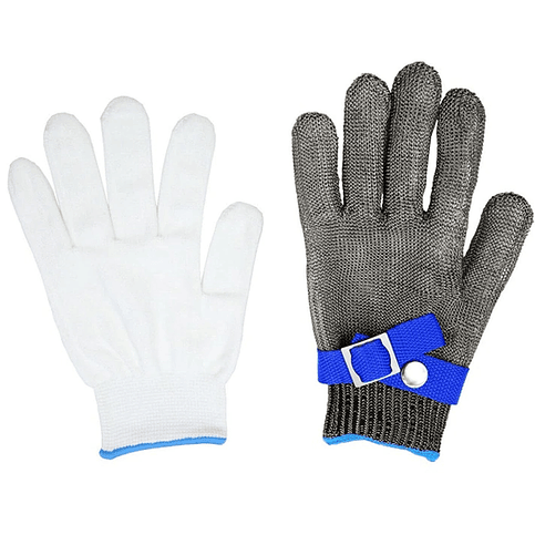 Guante Resistente Malla Fina Talla L Dechef 1