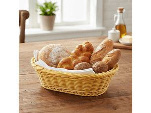 Panera Rattan Ovalada 23x16,5x7 Cm Sunnex 