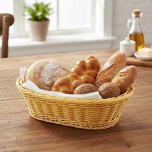 Panera Rattan Ovalada 23x16,5x7 Cm Sunnex 