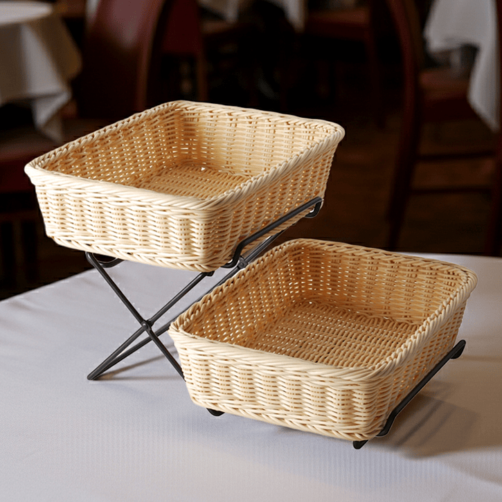 Panera Rattan 2 Niveles 35.5x27x9 Cm Sunnex        2
