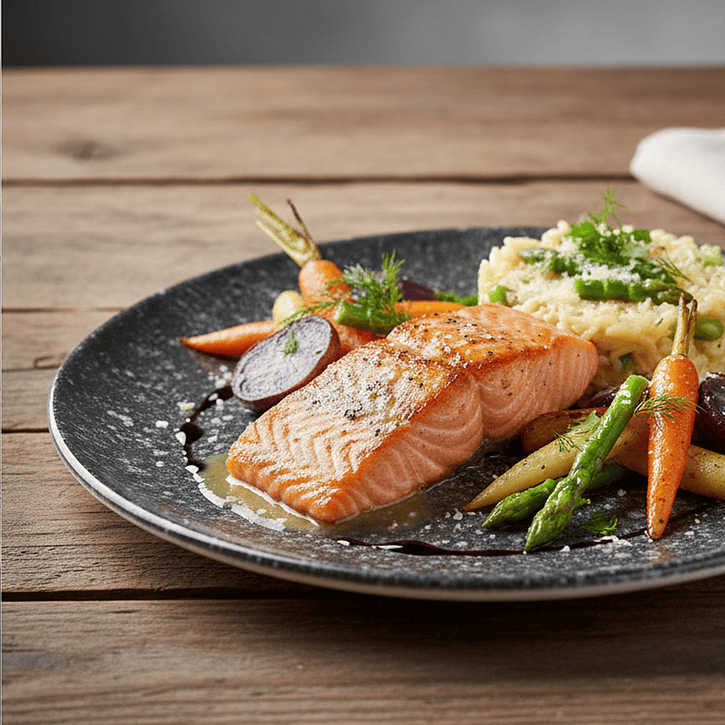 Bonna Cosmos Negro Plato 30Cm Bajo   2