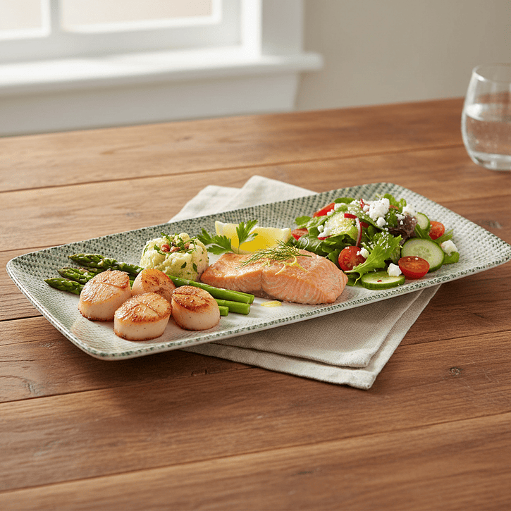 Bonna Sway Plato Rectangular 34x16 Cm  2