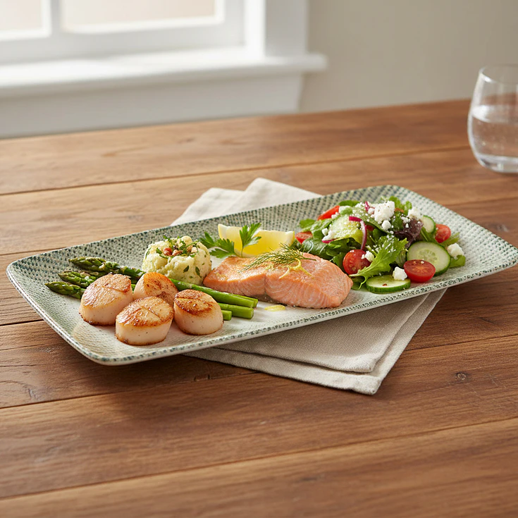 Bonna Sway Plato Rectangular 34x16 Cm  2