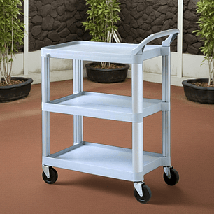 Carro Para Servir Gris 75X38X95 Cm Sunnex           