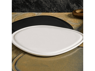 Bonna Piuma Blanco Plato 24x20 cm 