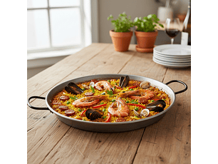 Paellera 30 Cm (4 porciones) La Valenciana 