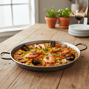 Paellera 30 Cm (4 porciones) La Valenciana 