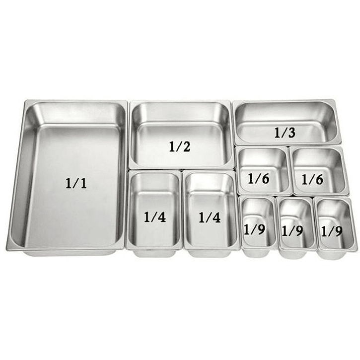 Recipiente GN Acero 1/1 6,5 Cm 2