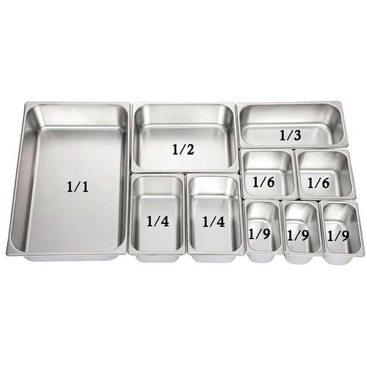 Recipiente GN Acero 1/3 15 Cm 2